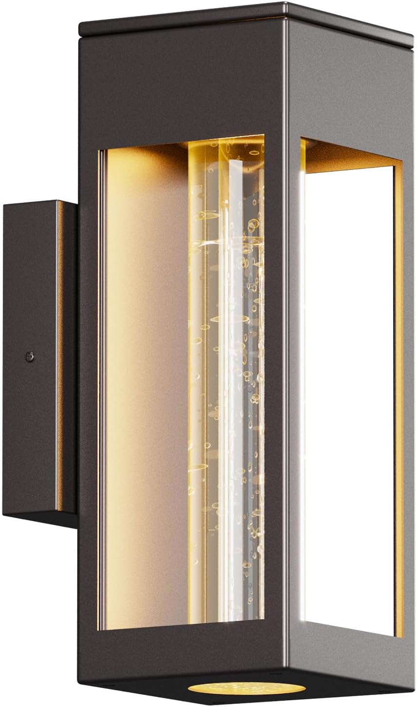 Matte Black Waterproof Outdoor Exterior Wall Light Fixtures