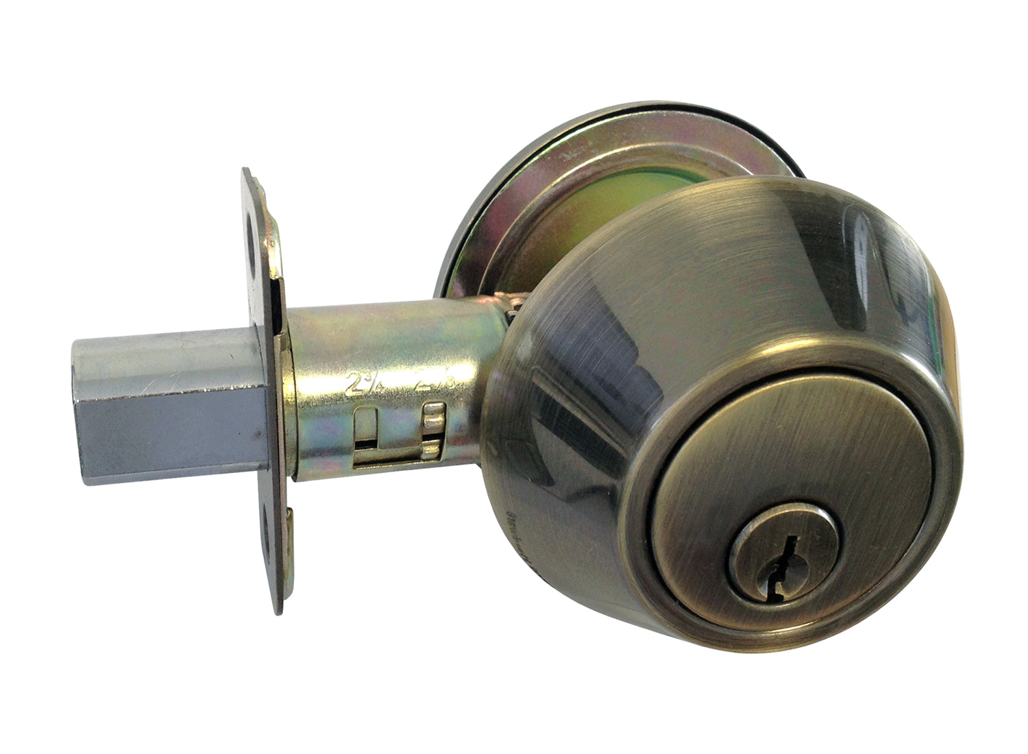 Antique Brass Single Deadbolt-835