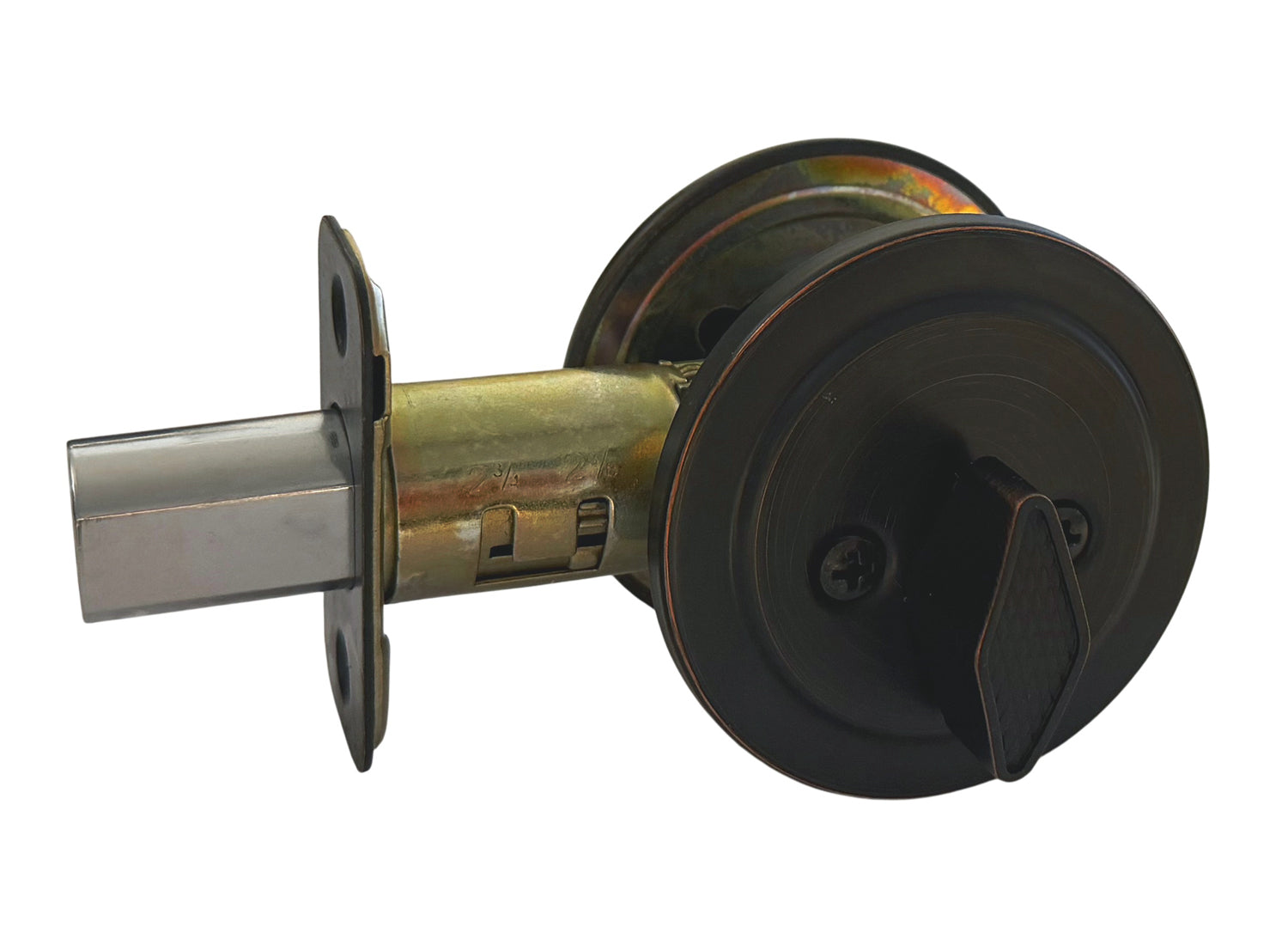Dark Oil Rubbed Bronze Single Deadbolt