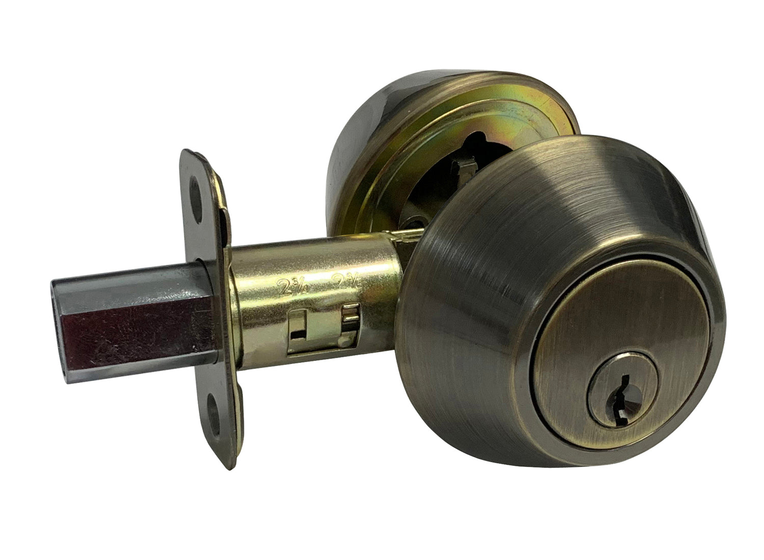 Antique Brass Double Deadbolt-835