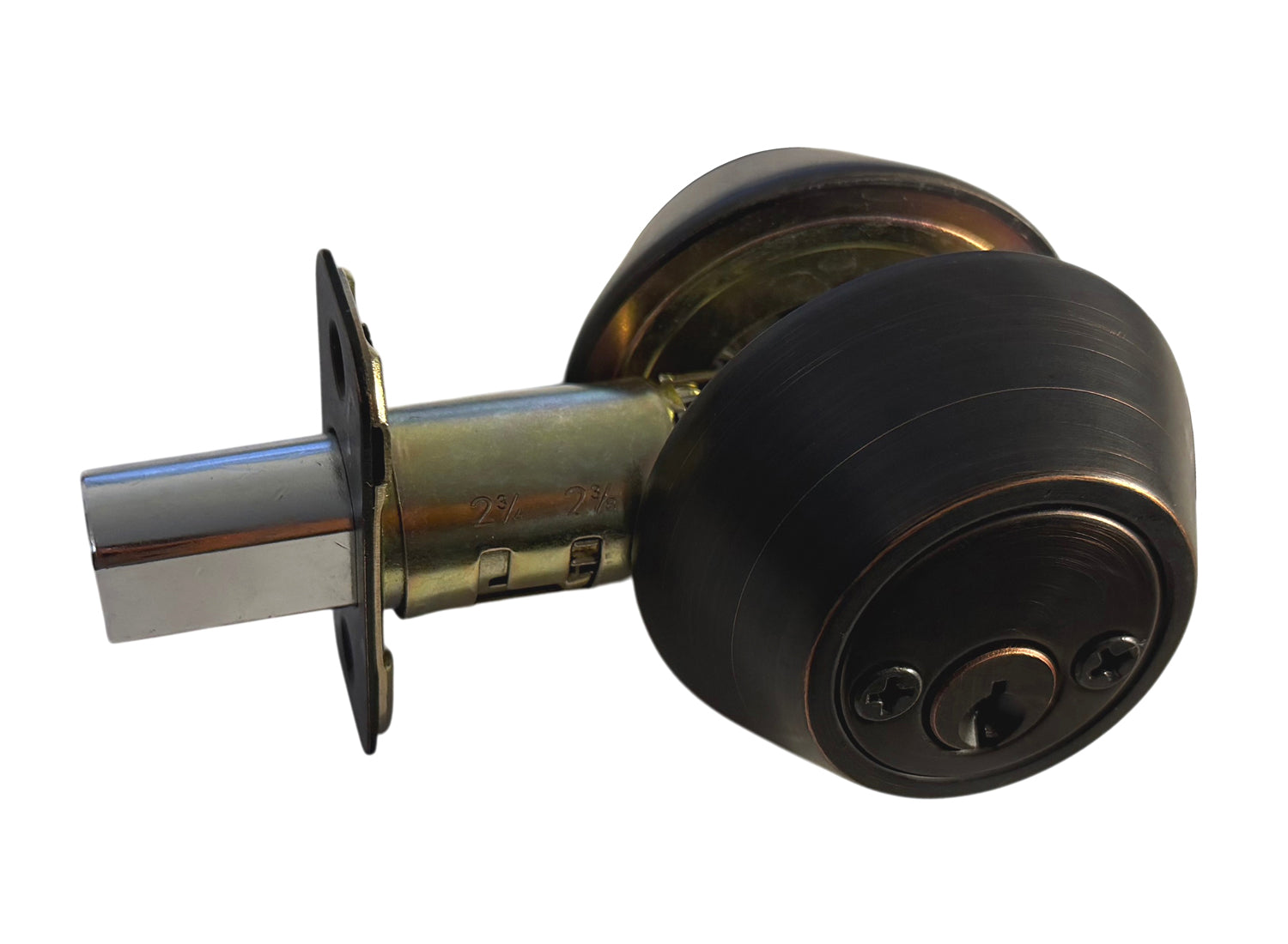 Dark Oil Rubbed Bronze Double Deadbolt-838