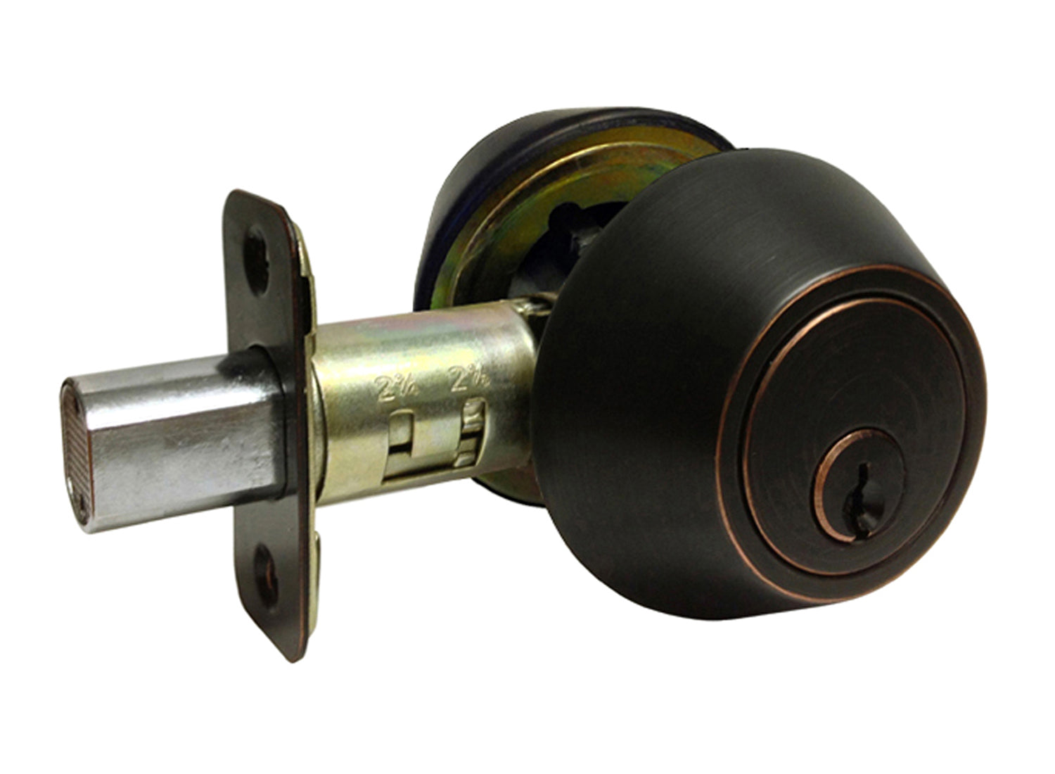 Dark Oil Rubbed Bronze Double Deadbolt-838