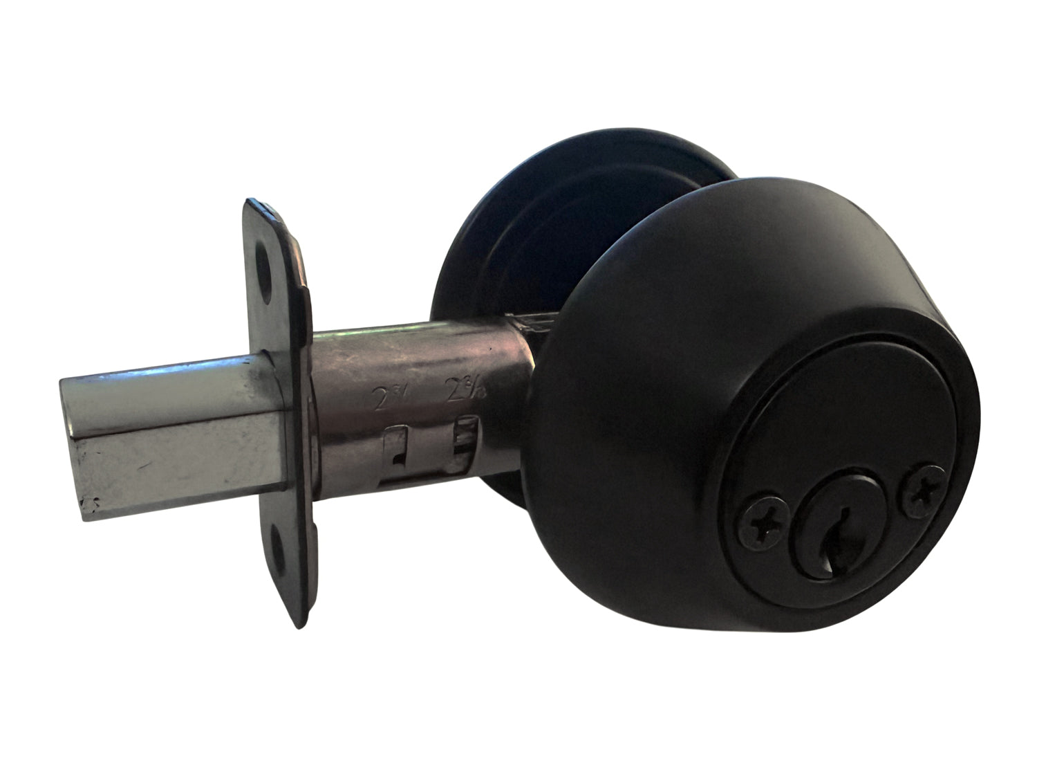 Black Finish Double Cylinder Deadbolt