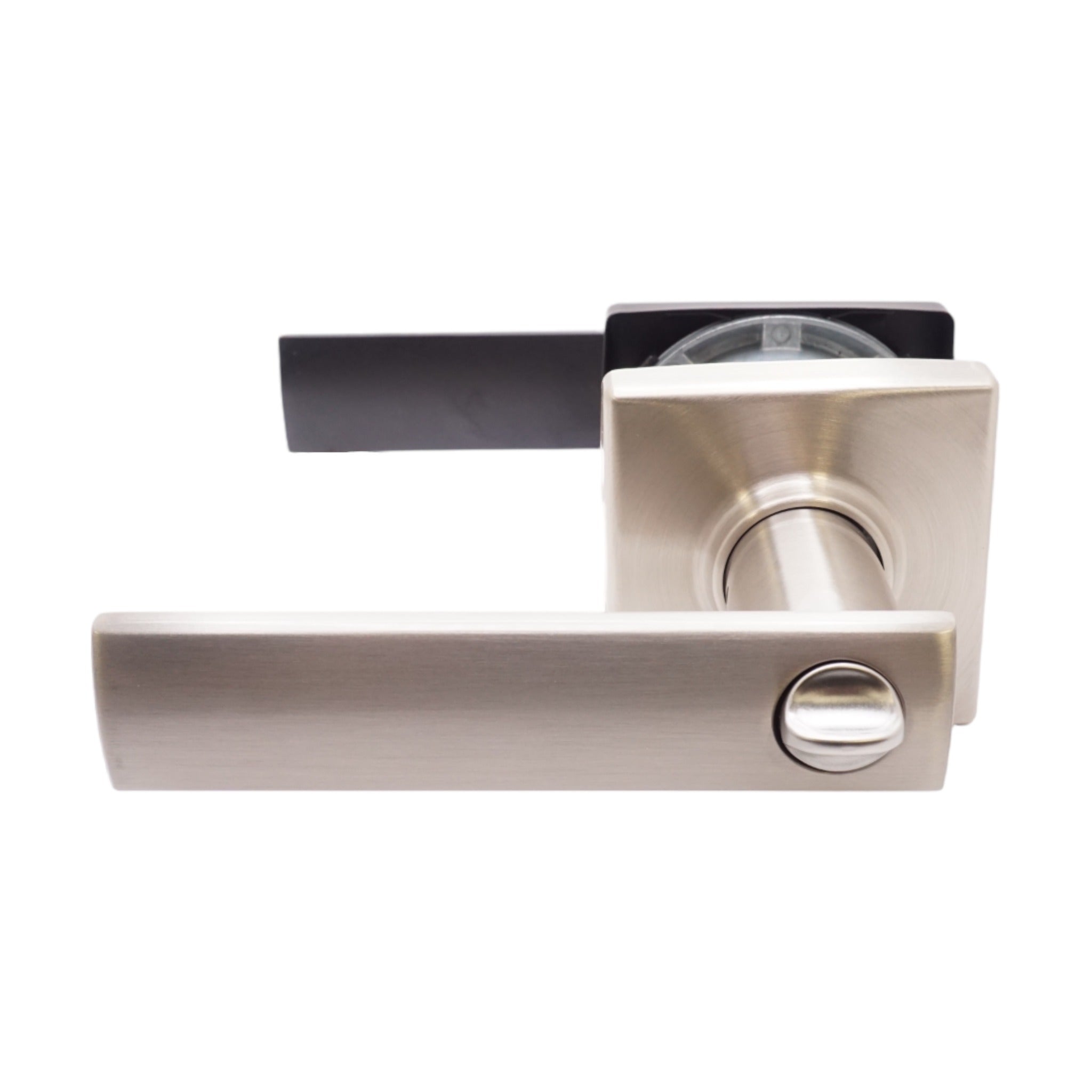 Kwikset Vedani Venetian Bronze & Satin Nickel Smartkey Entry Door Handle
