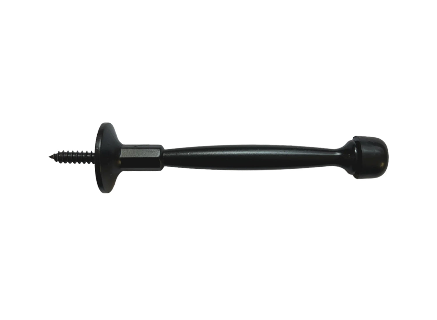 Black Finish 4″ Solid Door Stopper