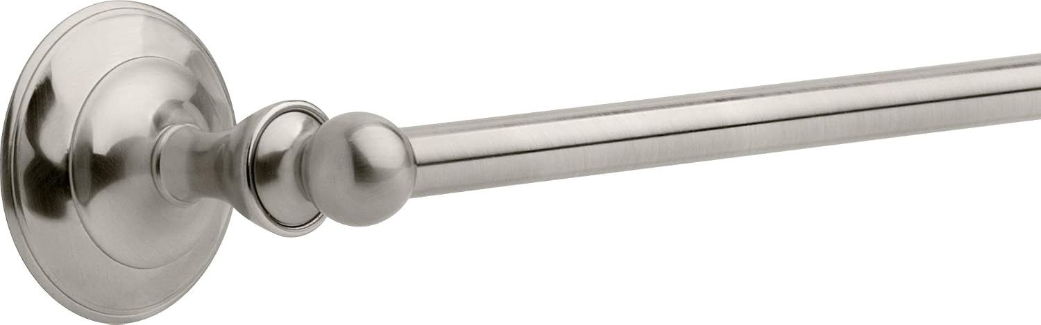 Delta PRI63-BN Pirouette 3 Pieces Bath Hardware Satin Nickel with 24" Towel Bar