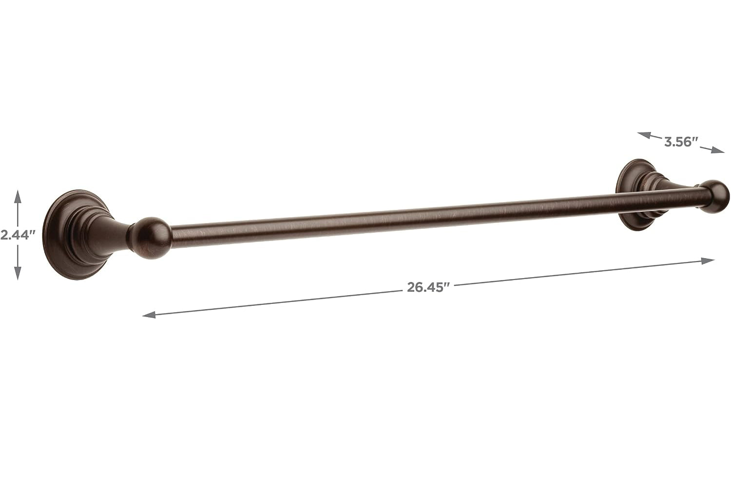 Delta Providence Venetian Bronze Bathroom Accessory Set w/ 18-24" Adjustable Towel Bar