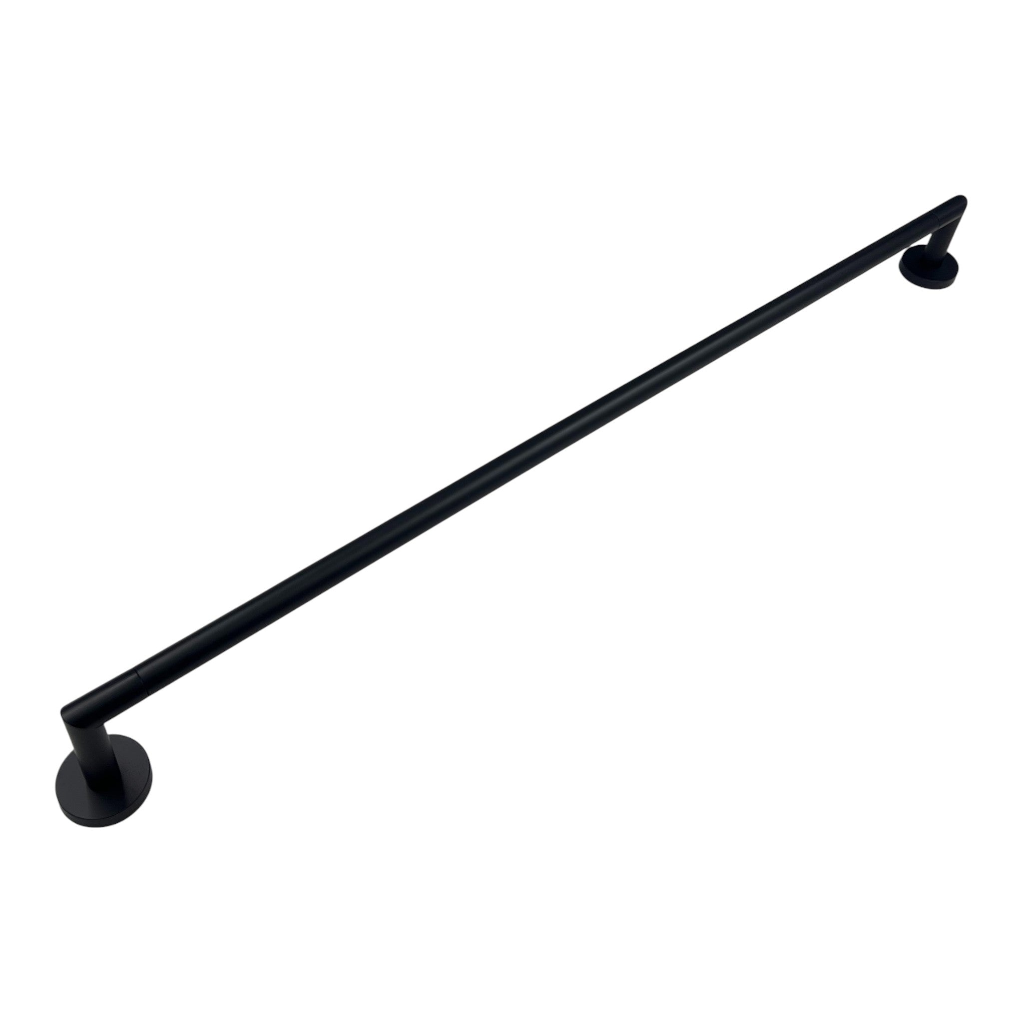 Swirl 24″ Minimalist Black Towel Bar