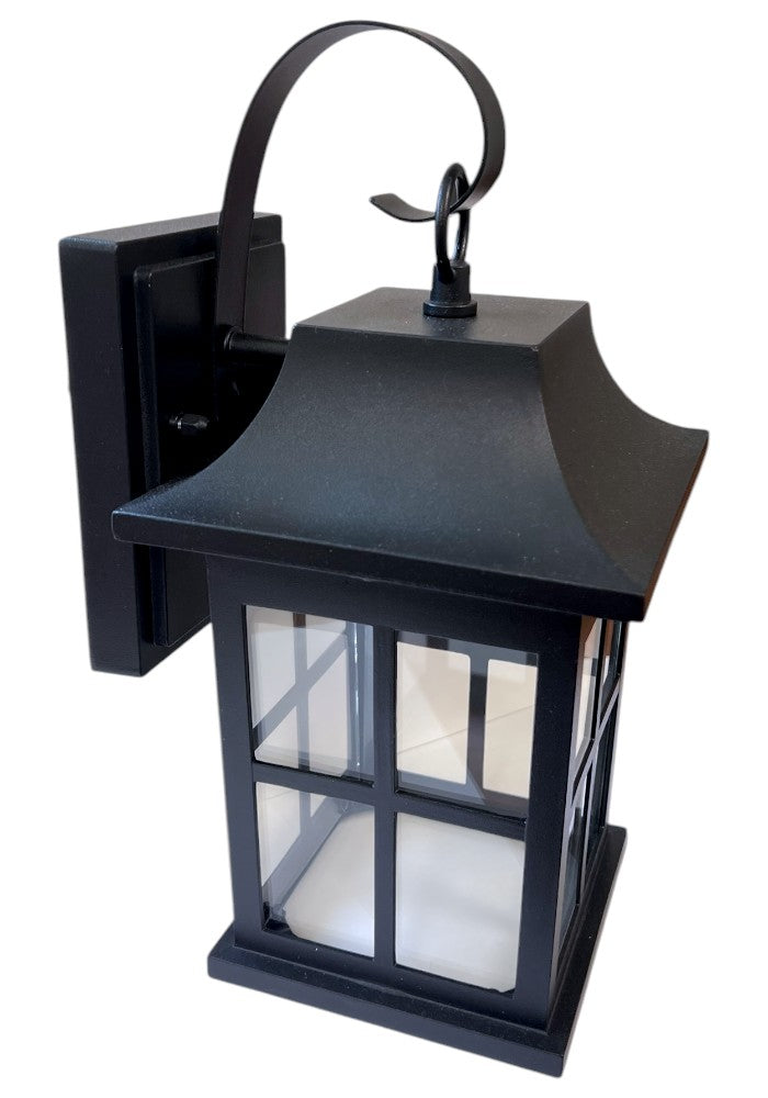 12″ Black Outdoor Wall Sconce Carriage Light