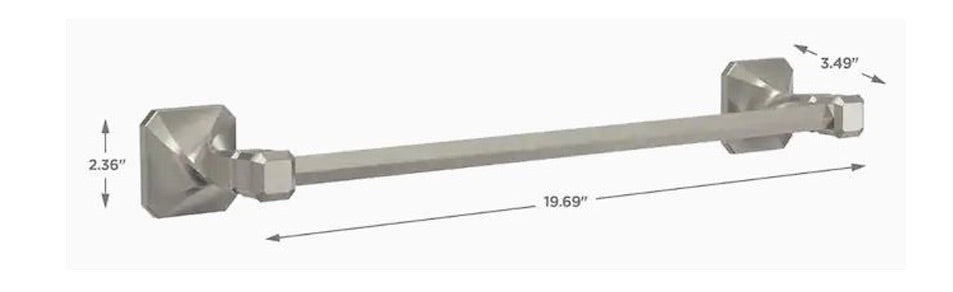 Franklin Brass Napier 18" Satin Nickel Towel Bar
