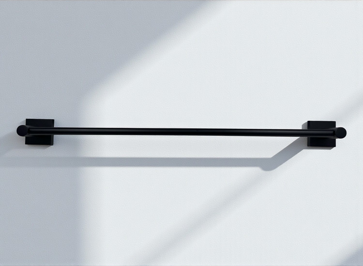 Vashon 24" Modern Black Towel Bar