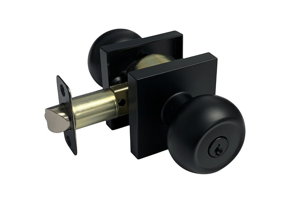 5 Pack- Contractor Pack 5765-6085NBL Black Entry Knob/Deadbolt Combo Keyed Alike