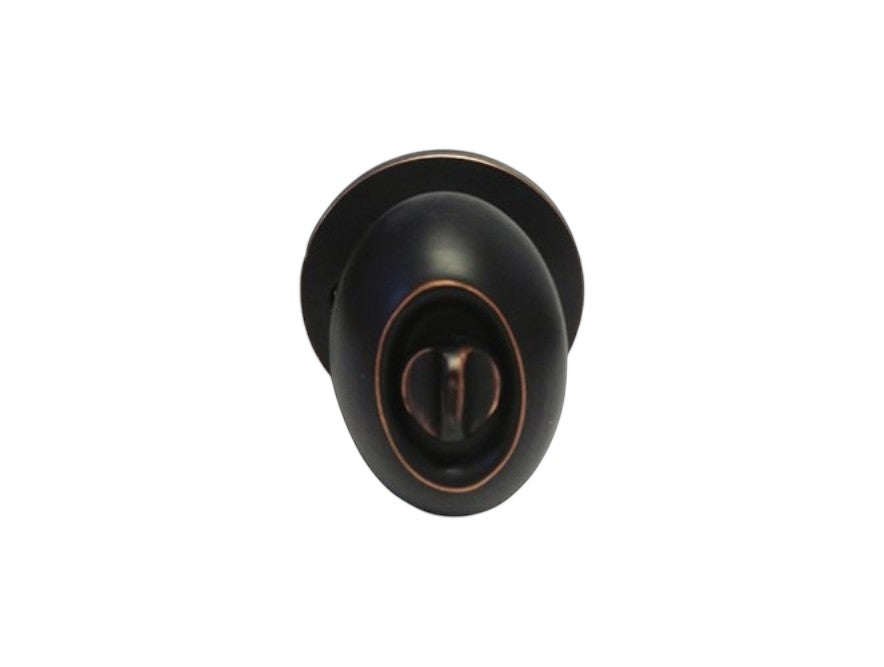 Dark Oil Rubbed Bronze Entrance Knobs- Style: 6093DBR