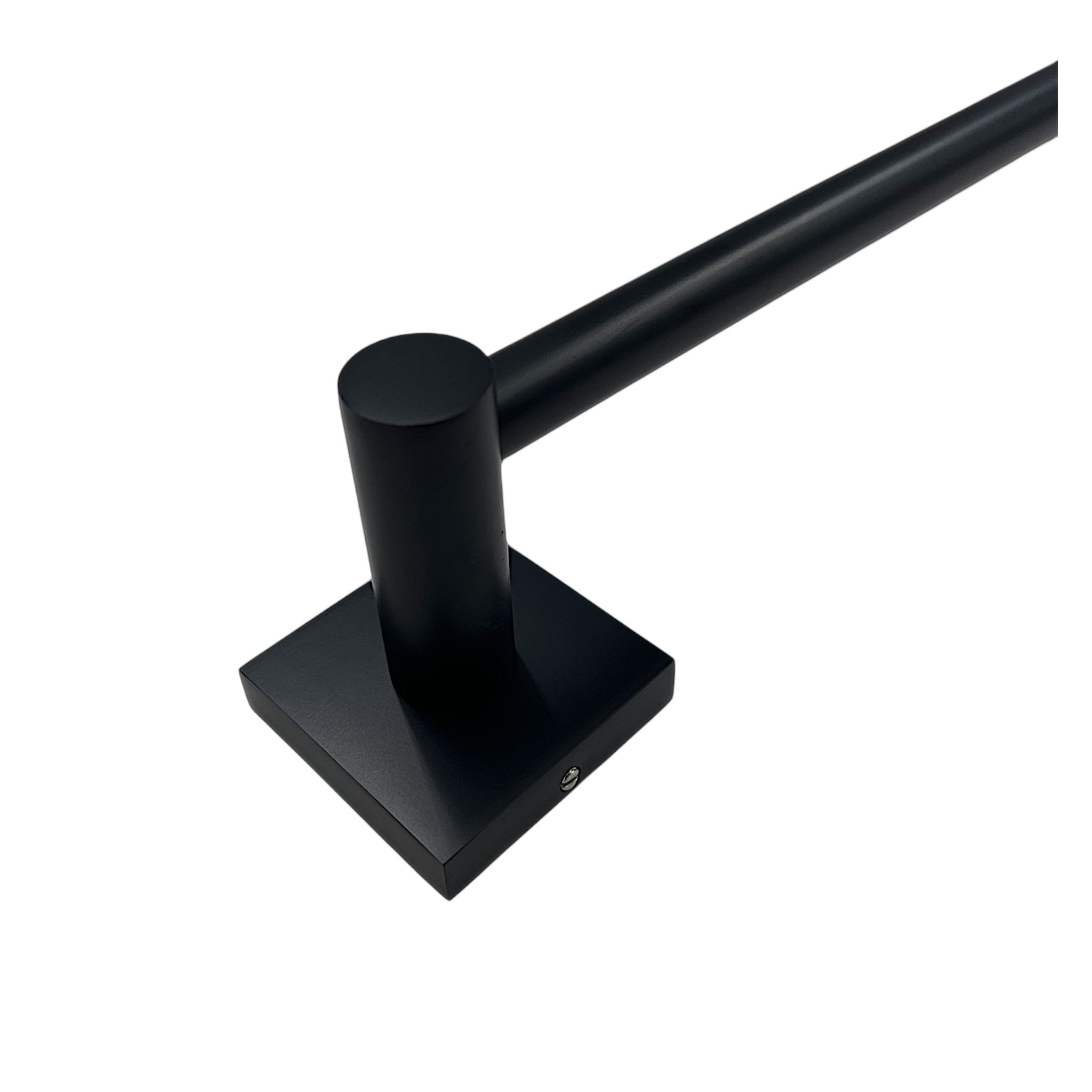 Vashon 24" Modern Black Towel Bar