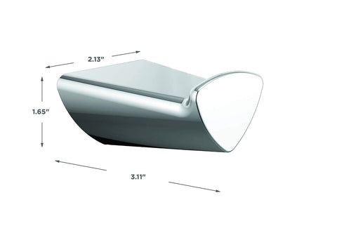 Delta Zura Robe Hook Dimensions