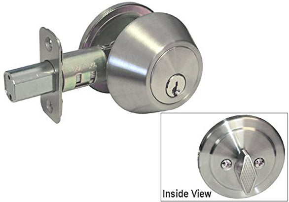 1 Pack- Contractor Pack 5765DC Satin Nickel Entry Knob/Deadbolt Combo Keyed Alike