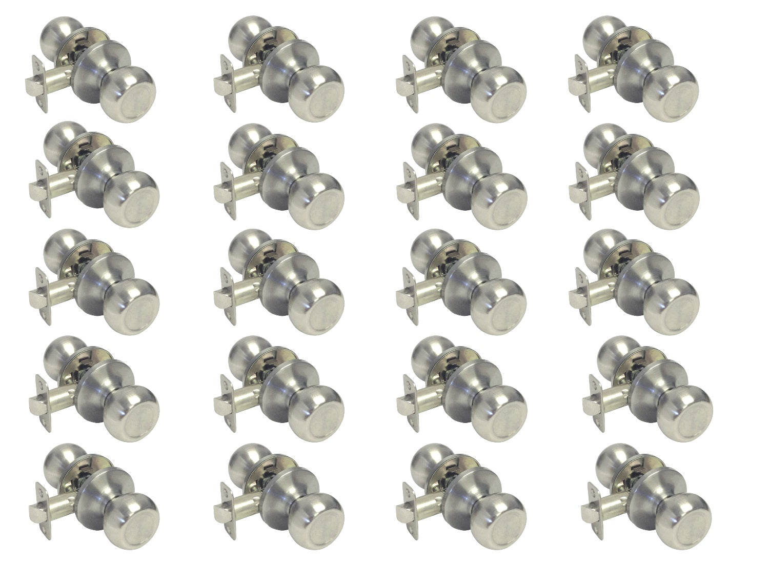 20 Pack of 5765DC Round Passage Knob (Hall/Closet)