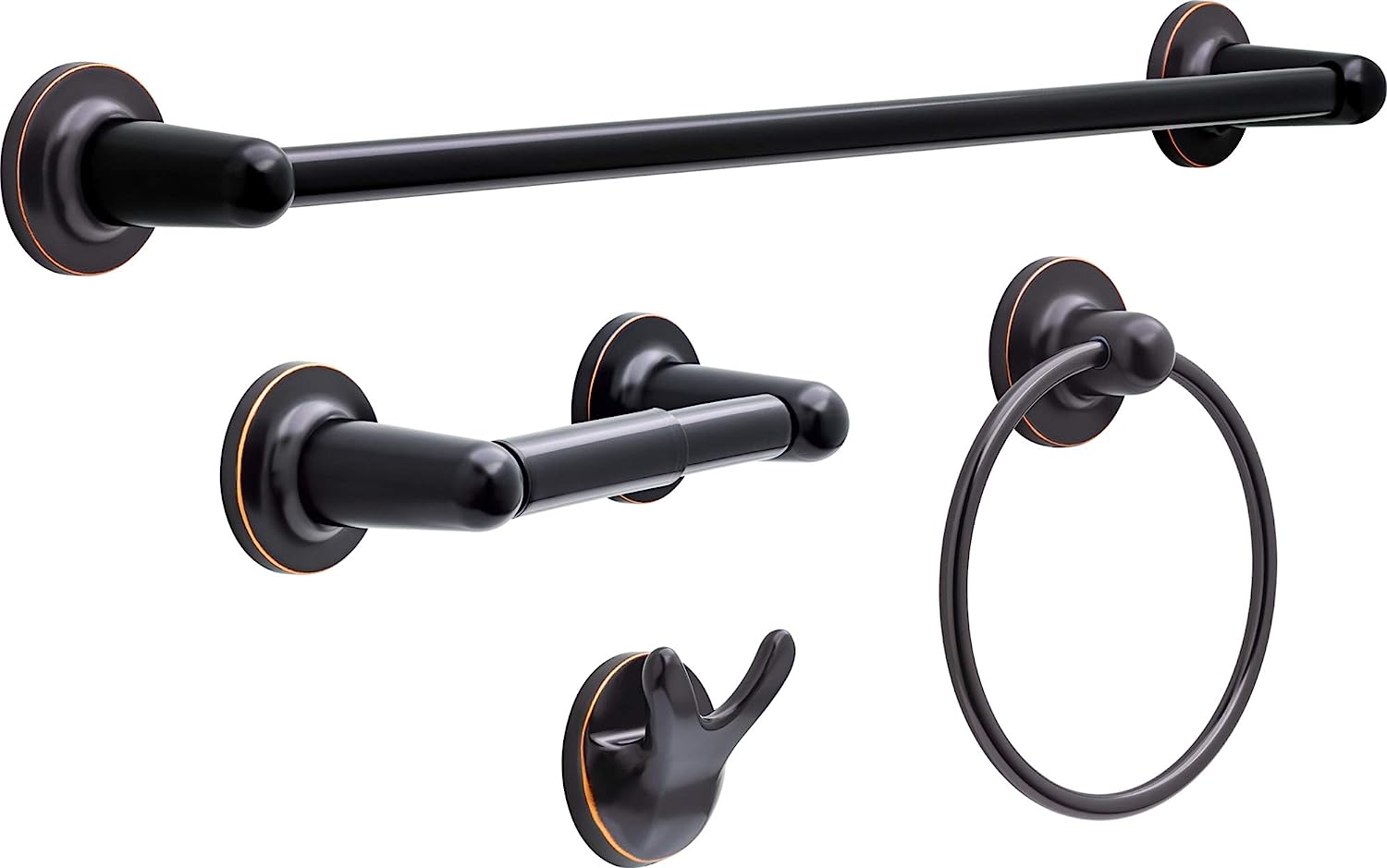 Franklin Brass Astra 4 Piece Bath Accessory Set Oil Rubbed Bronze ATR64-OB
