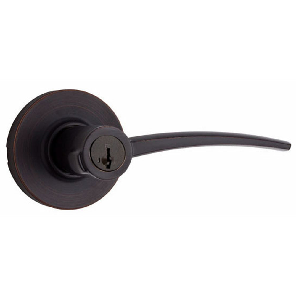 Kwikset Katara Venetian Bronze Smartkey Entry Door Handle