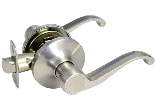 20 Pack- Contractor Pack Style 835 Satin Nickel Finish Passage Door Levers (Hall/Closet)