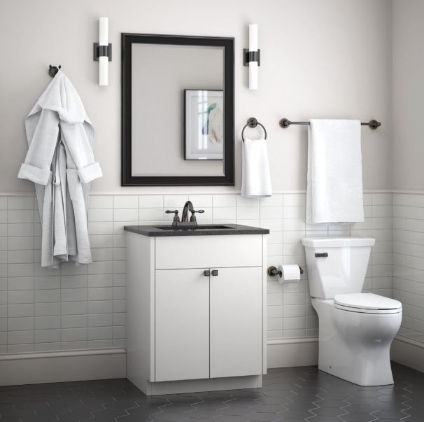 Franklin Brass Astra 24" Towel Bar Bath Accessory Set Oil Rubbed Bronze