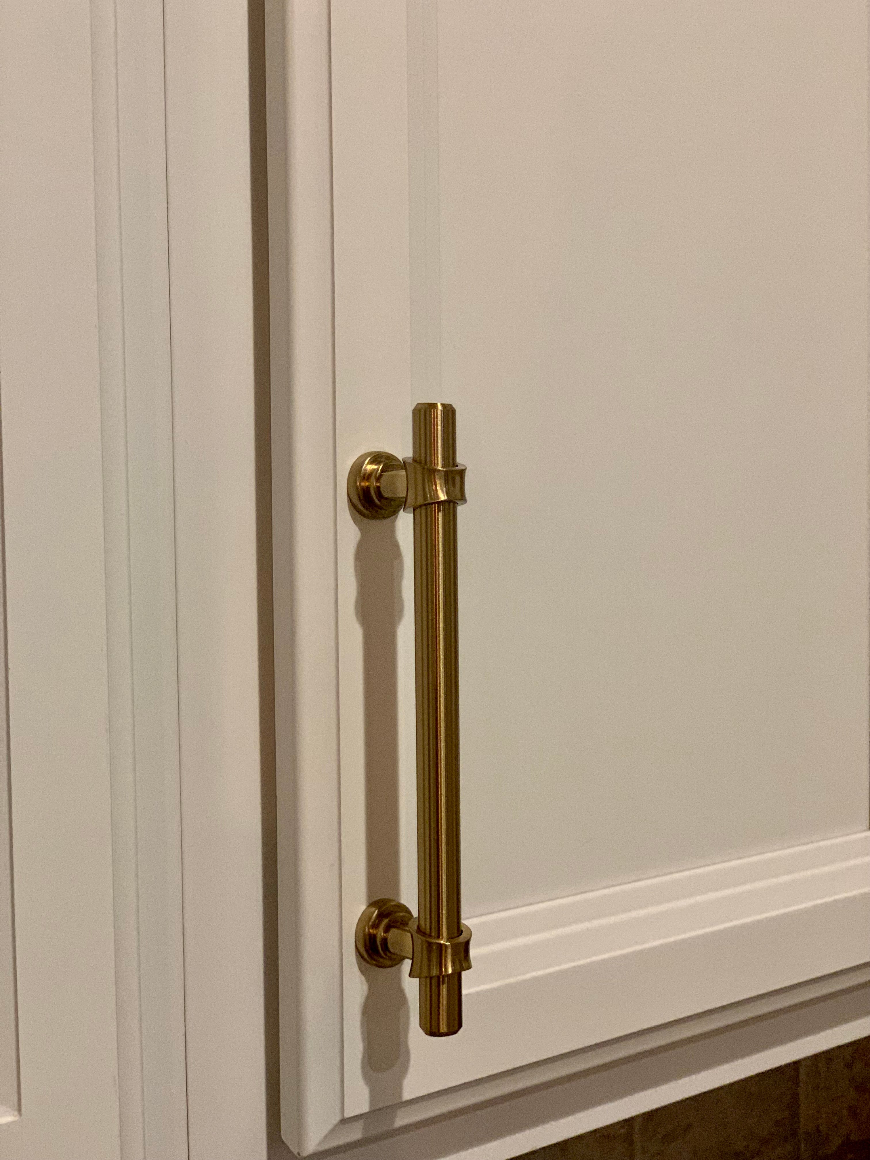 Brushed Brass 3" Kitchen Cupboard Furniture Cabinet Hardware Drawer Dresser Bar Pull 3335 76mm