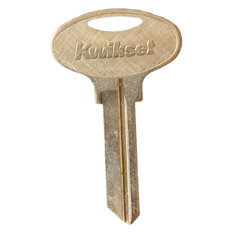 Kwikset Large Oval Bow Blank 6 Pins KW1 Keys