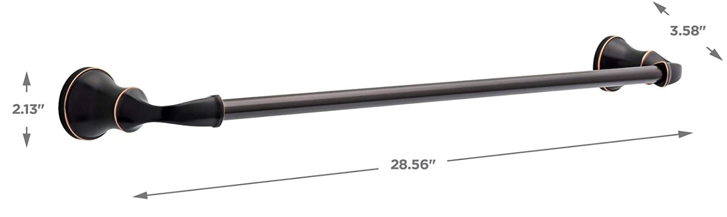 Delta Lorain Oil Rubbed Bronze 24" Towel Bar 71624-OB