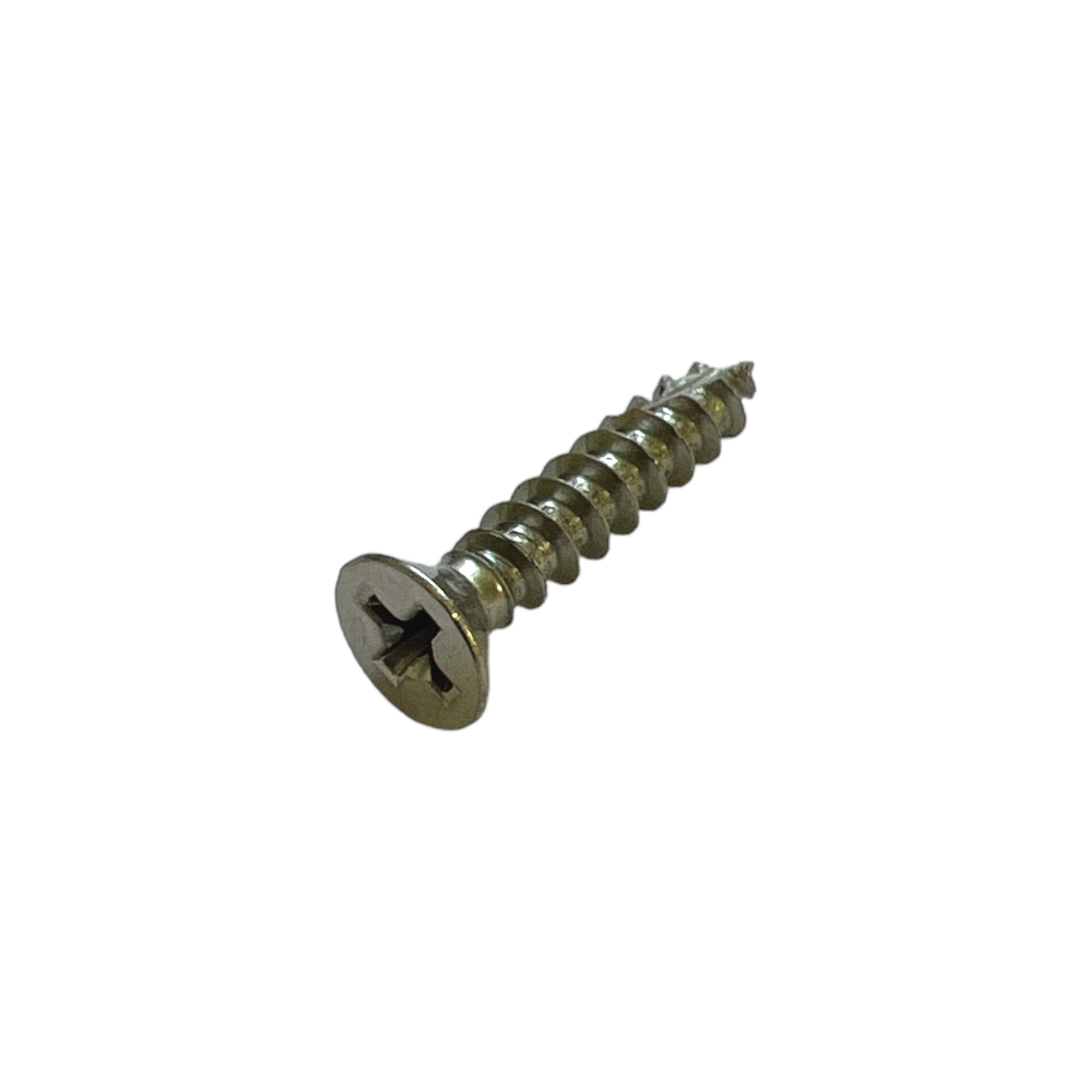 Door Hinge Screws #9 x 1″ Wood Screws Satin Nickel