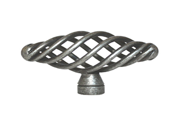 Antique Pewter Birdcage 3″ (76mm) Cabinet Knob 1338
