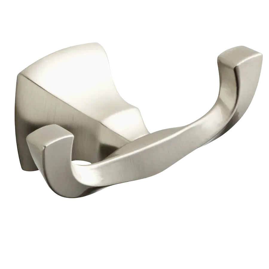 Delta Sawyer 2 Hook Satin Nickel Robe Hook