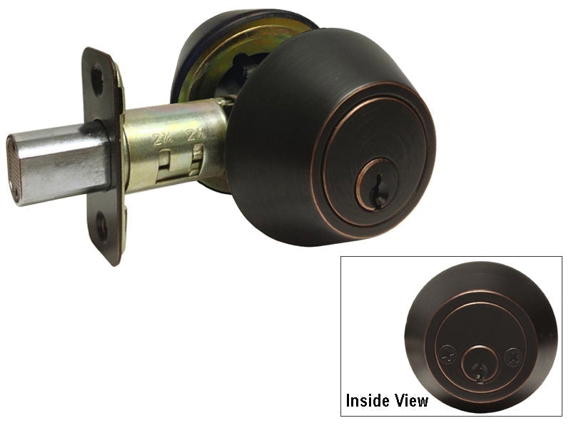 Dark Oil Rubbed Bronze Double Deadbolt-6300