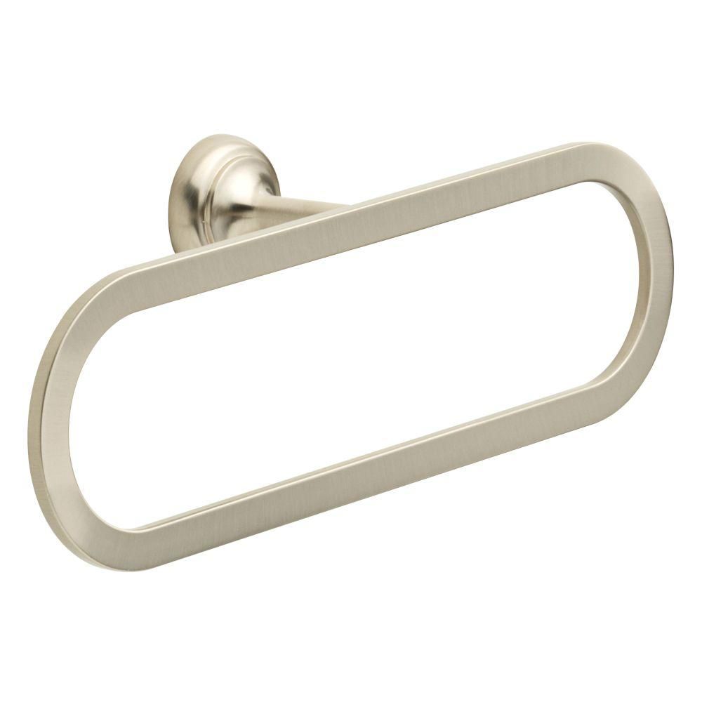 Delta 12 Inch Oversized Towel Ring in Brushed Nickel FSS46-BN