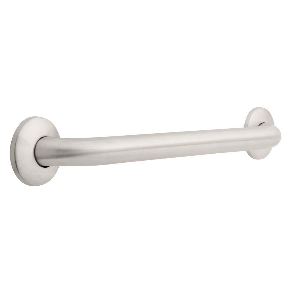 Delta 1 1/4″ x 18″ Concealed Mount ADA-Compliant Safety Bath and Shower Grab Bar Stainless Steel