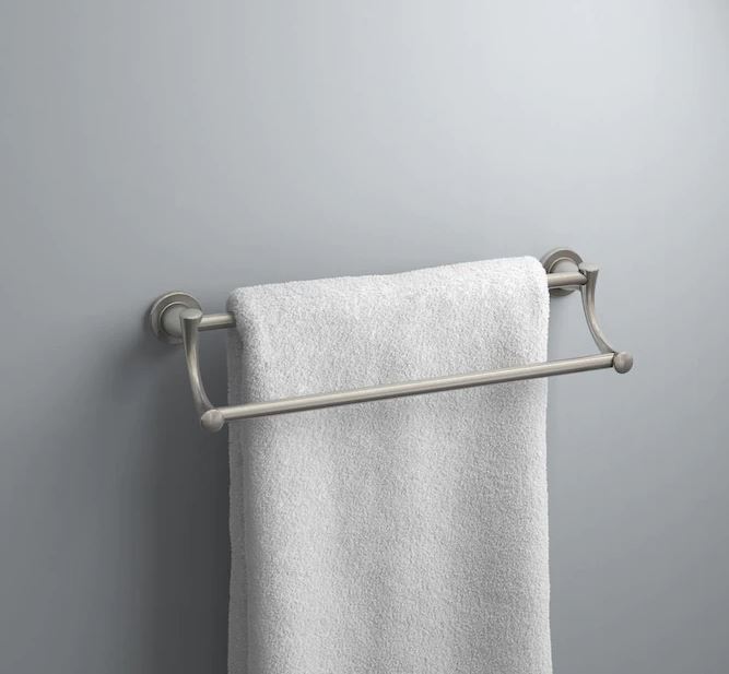 Peerless 24" Satin Nickel Wall Mount Double Towel Bar