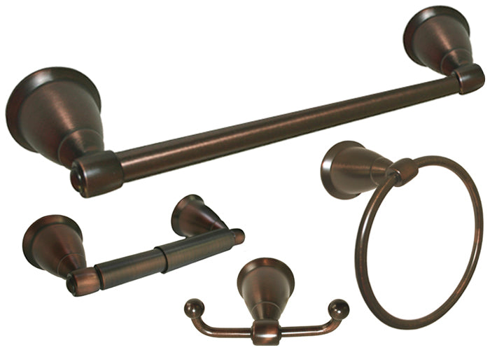 BA11 Series Oil Rubbed Bronze 4 PC Combo 18″ Towel Bar