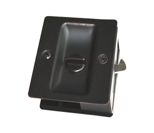 Privacy Dark Oil Rubbed Bronze Pocket Pull