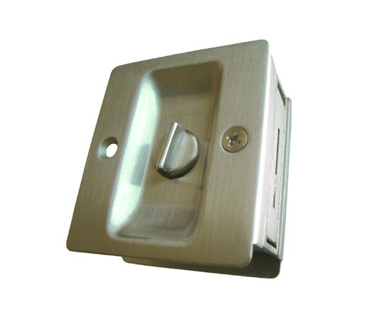 Privacy Satin Nickel Pocket Door Pull