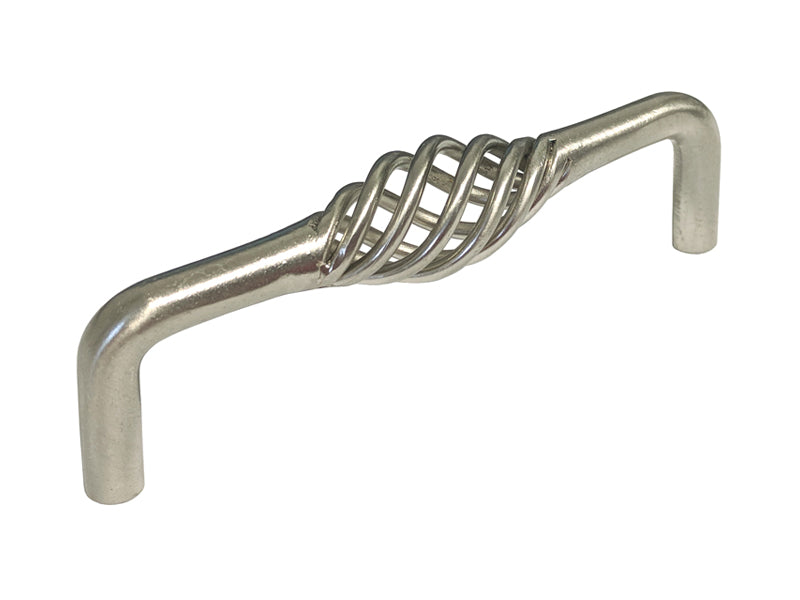 Satin Nickel Birdcage 3-3/4″ Pull 1301 96mm