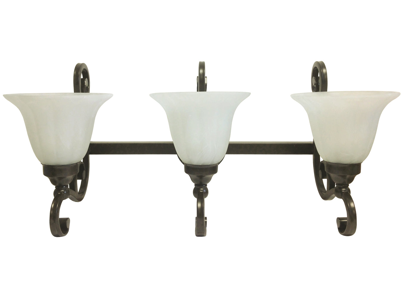 Peggy’s Cove Indoor Wall Sconce 3 Lights in Dark Oil Rubbed Bronze