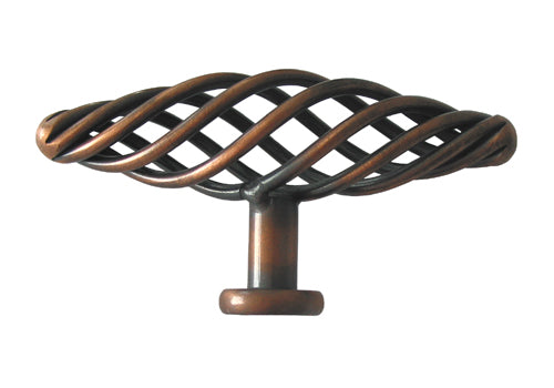 Antique Copper Birdcage 4″ Cabinet Knob 8045 100mm