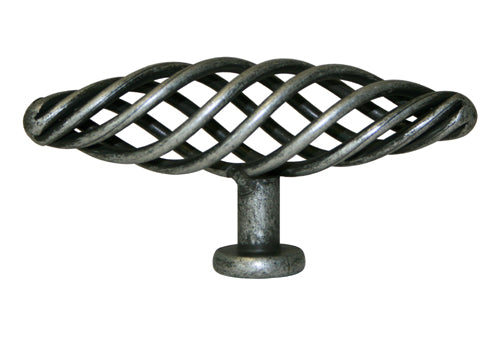Antique Pewter Birdcage 4″ Cabinet Knob 8045 100mm