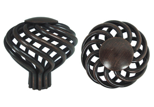 Oil Rubbed Bronze 1 5/8″ Birdcage Knobs 1318-40