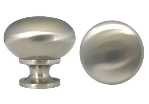 100 PC Satin Nickel Round Knob 1 1/4″ diameter 802-32