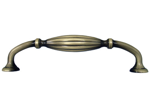Antique Brass 5″ Cabinet Flute Pull 8064-128