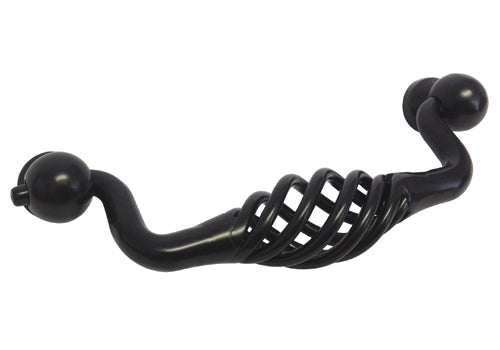 Black Birdcage Cabinet Pull 3 3/4″ Pull 1302 96mm