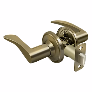 Deltana Backset 2-3/8″ 2-3/4, Antique Brass, Right, Passage