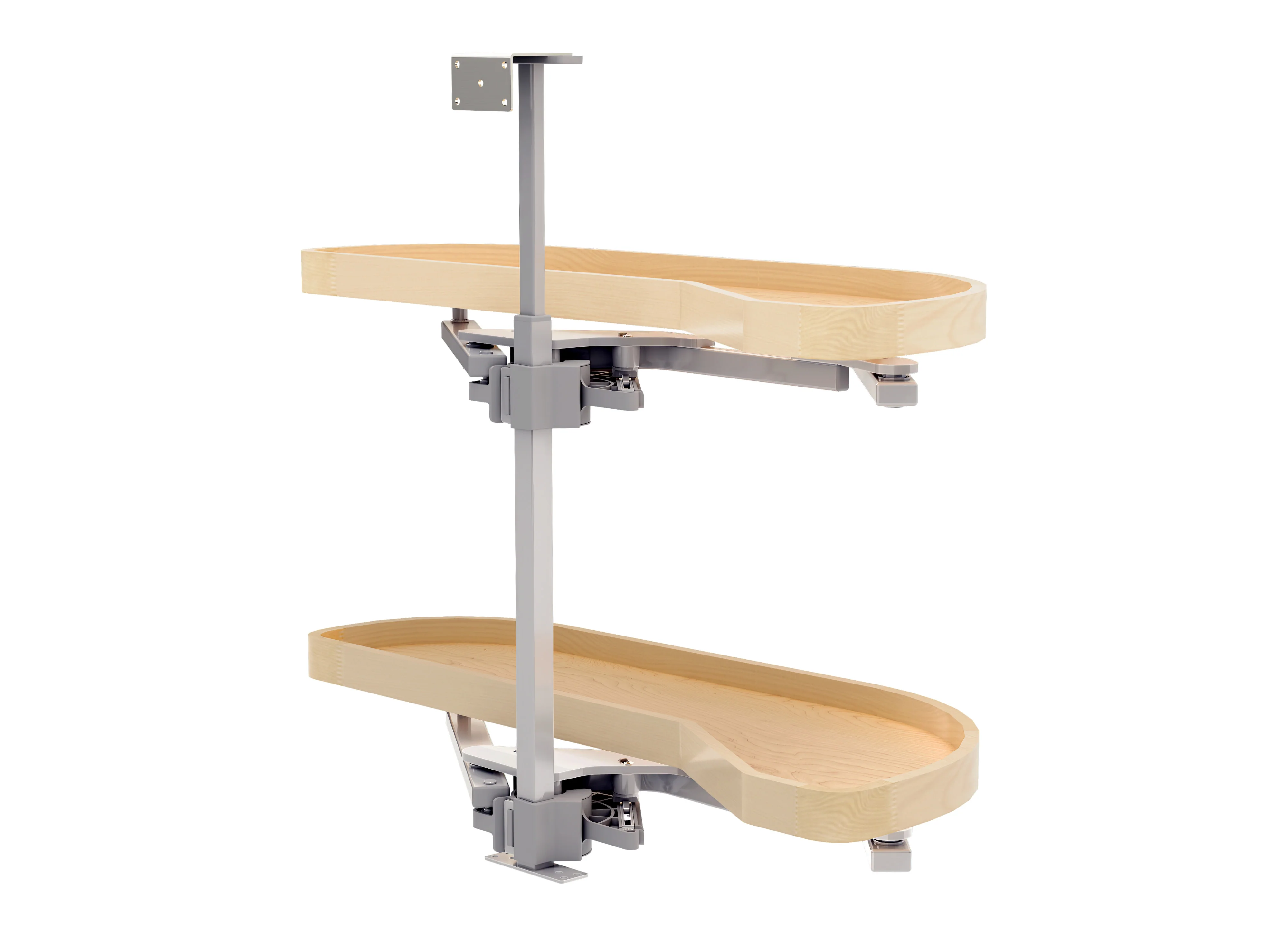 Rev-a-shelf Two-Tier Wood Classic Girasolo 12″ Opening Width Right Opening Direction