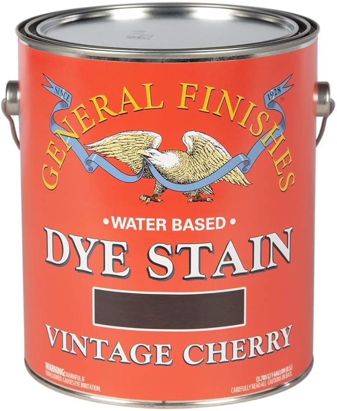 General Finishes Dye Stains, Vintage Cherry, Gallon
