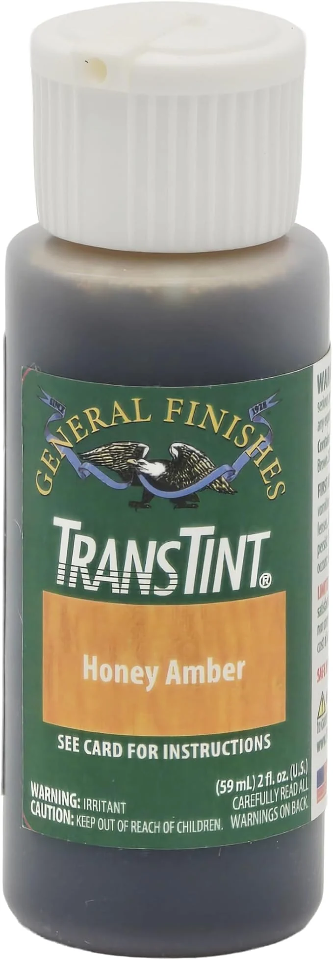General Finishes Transtint, Honey Amber, 2oz